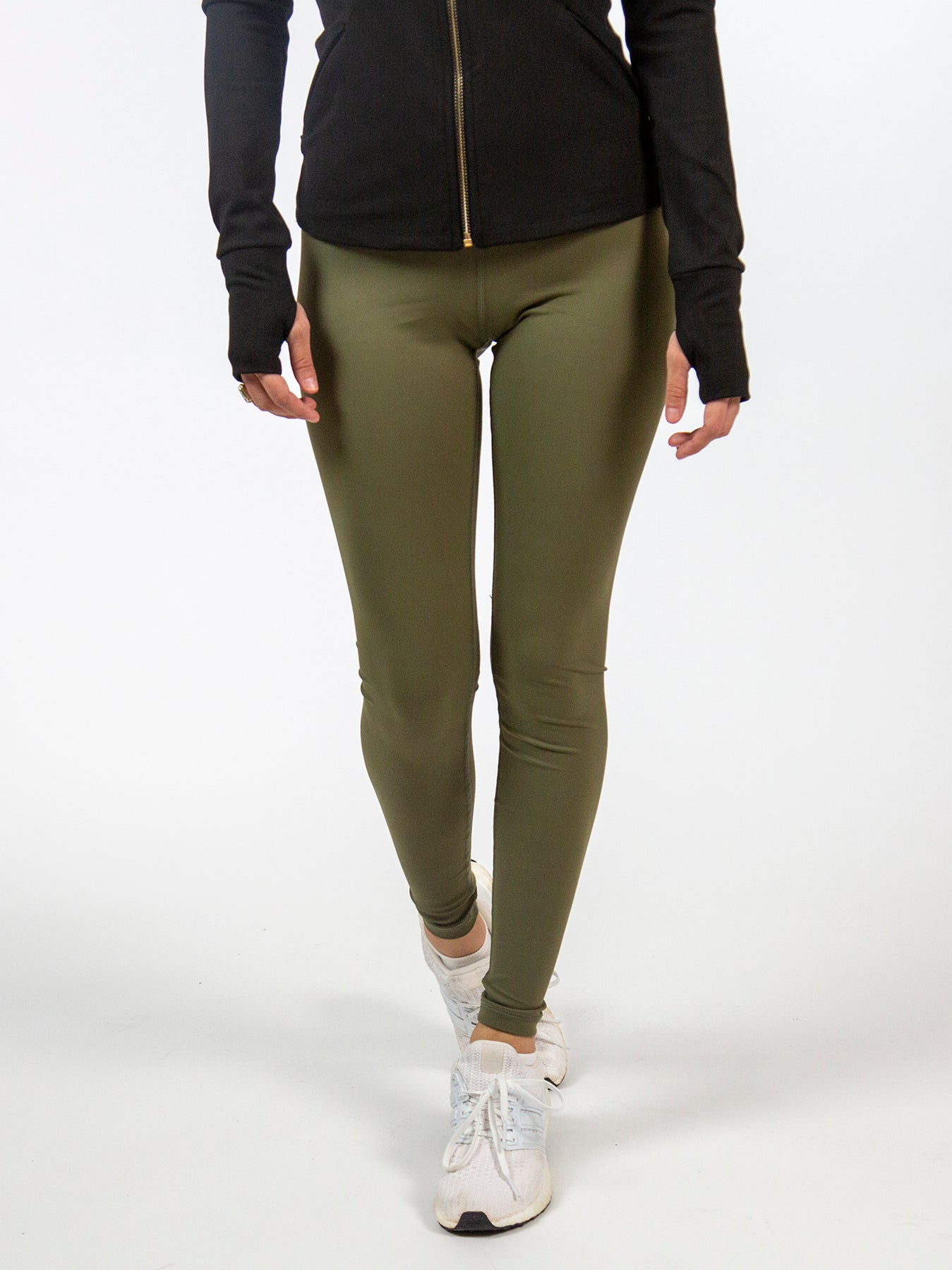  Army Green Premium Ultra Soft High Waisted Leggings For Women