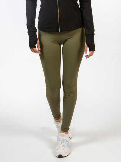 Army Green Athleticwear Leggings - Yo Girl Yogawear
