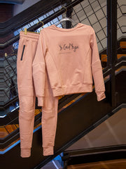 Pink Peony Sweatshirt & Sweatpants - Yo Girl Yogawear